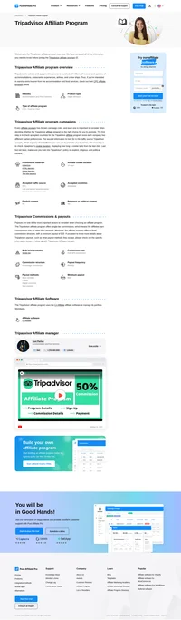 Learn about the Tripadvisor Affiliate Program's key details, campaign restrictions, rules, commissions, and more before you join.