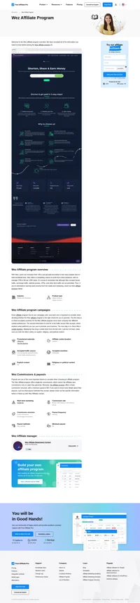 Learn about the Wez Affiliate Program's key details, campaign restrictions, rules, commissions, and more before you join.