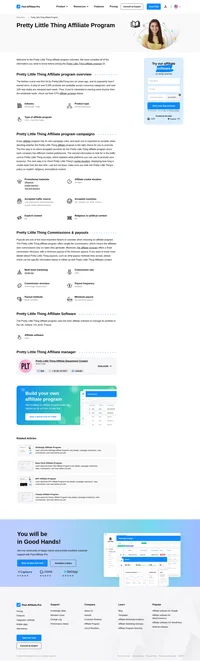 Become familiar with the Pretty Little Thing Affiliate Program's key details, campaign restrictions, rules, commissions, and more before you sign up.