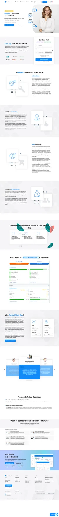 If you are looking for a powerful ClickMeter Affiliate alternative, consider Post Affiliate Pro. Read on here
