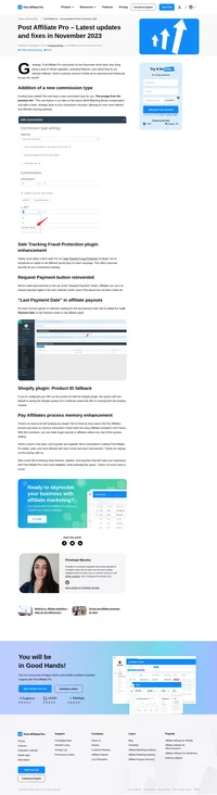 Discover November's developments! Find out the unveils of exciting features and perpetual refinements of your beloved affiliate software.