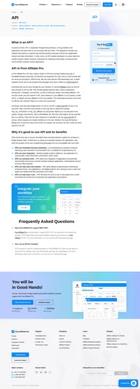 What is an API in simple terms, how can you use it in Post Affiliate Pro, and what benefits does it bring to your business?