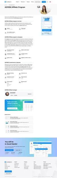Learn about the ADFIRM Affiliate Program's key details, campaign restrictions, rules, commissions, and more before you join.