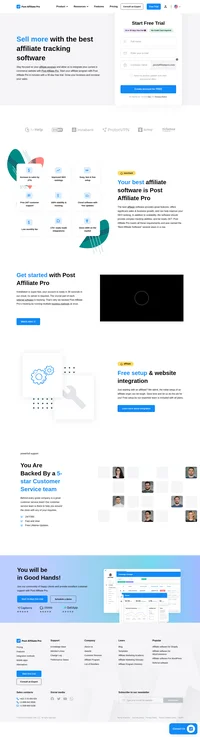 Post Affiliate Pro is the best affiliate software on the market for more than 15 years. Endless promotional methods, smart tracking, and reporting included.