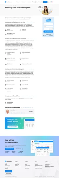 Learn about the Amazing.com Affiliate Program's key details, campaign restrictions, rules, commissions, and more before you join.