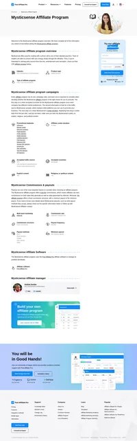 Learn about the Mysticsense Affiliate Program's key details, campaign restrictions, rules, commissions, and more before you join.