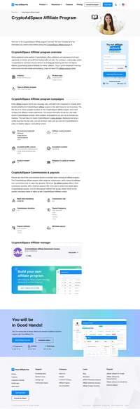 Learn about the CryptoAdSpace Affiliate Program's key details, campaign restrictions, rules, commissions, and more before you join.