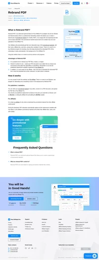 Professional rebranding solution for your PDF e-books. It enables to create a special type of promo materials: rebrandable e-books.