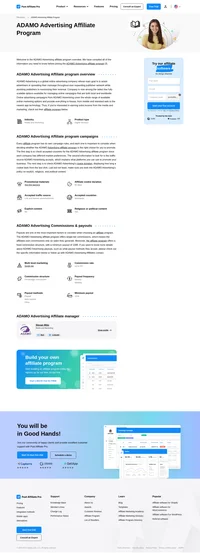 Learn about the ADAMO Advertising Affiliate Program's key details, campaign restrictions, rules, commissions, and more before you join.