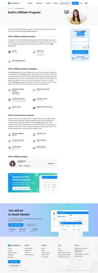 Learn about the Kohl's Affiliate Program's key details, campaign restrictions, rules, commissions, and more before you join.