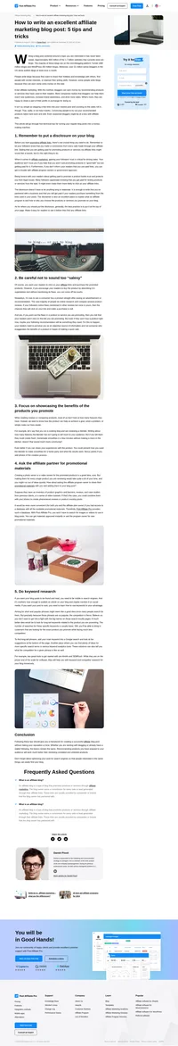 Enter affiliate marketing, with these five technical tips for turning your regular blog posts into a money-making machine.