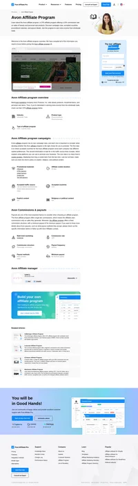 Learn about the Avon Affiliate Program's key details, campaign restrictions, rules, commissions, and more before you join.