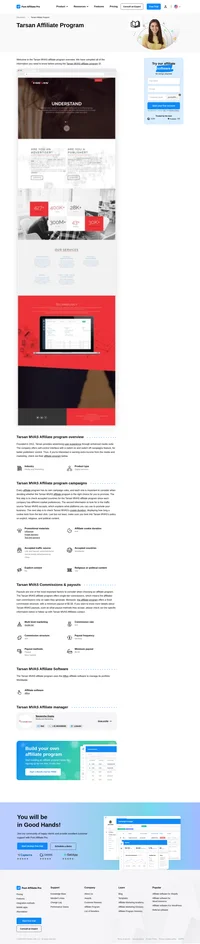 Learn about the Tarsan Affiliate Program's key details, campaign restrictions, rules, commissions, and more before you join.