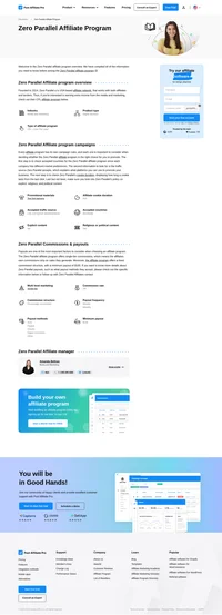 Learn about the Zeroparallel Affiliate Program's key details, campaign restrictions, rules, commissions, and more before you join.