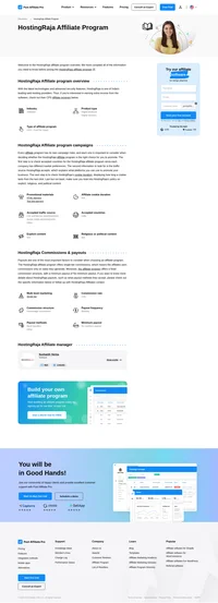 Learn about the HostingRaja Affiliate Program's key details, campaign restrictions, rules, commissions, and more before you join.