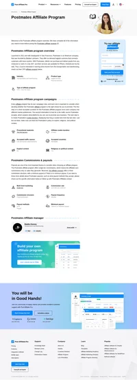 Learn about the Postmates Affiliate Program's key details, campaign restrictions, rules, commissions, and more before you join.
