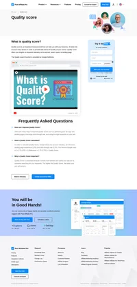 Quality score is an important measurement that provides insights on keyword relevancy for the ad text, search query, or landing page.