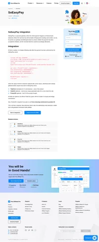 Would you like to improve your affiliate software even more? Check out the SoEasyPay integration for Post Affiliate Pro.