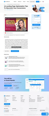 Discover 14 powerful landing page optimization tips to boost your conversions with Post Affiliate Pro. Learn how to create compelling headlines, leverage emotional appeal, and implement effective calls to action. Maximize your strategy with upsells, downsells, and mobile optimization to transform visitors into leads and skyrocket your revenue. Watch now and unlock the secrets to successful affiliate marketing!
