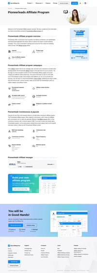 Learn about the Pioneerleads Affiliate Program's key details, campaign restrictions, rules, commissions, and more before you join.
