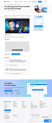 Discover the powerful impact of ChatGPT on your SEO strategy with Post Affiliate Pro. Learn how this AI tool can enhance keyword research, content creation, and outreach for backlinks, boosting your website's visibility and rankings. Uncover its benefits, limitations, and the potential shifts in digital marketing and SEO. Stay ahead with cutting-edge insights from this revolutionary technology.
