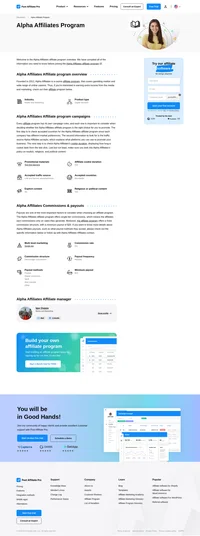 Learn about the Alpha Affiliates Program's key details, campaign restrictions, rules, commissions, and more before you join.