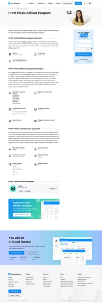 Learn about the Profit Pixels' Affiliate Program's key details, campaign restrictions, rules, commissions, and more before you join.