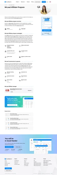 Learn about the MrLead Affiliate Program's key details, campaign restrictions, rules, commissions, and more before you join.