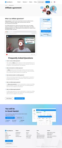 An affiliate agreement is a written contract closed between merchant and affiliate. Learn more about the affiliate agreement in the article.