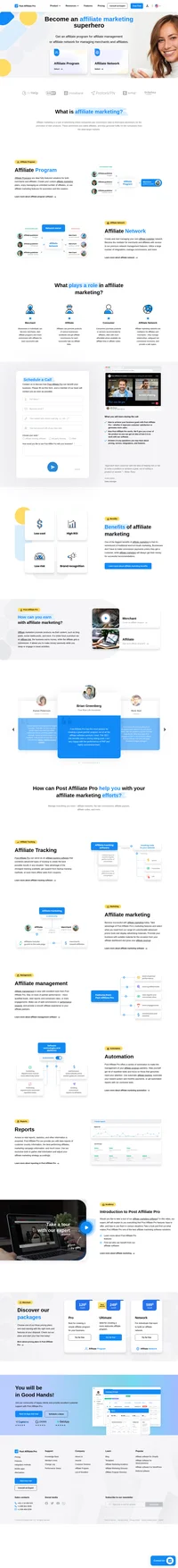 Post Affiliate Pro is affiliate software that helps you track your entire affiliate network. Find out more about Post Affiliate Pro and its business benefits.