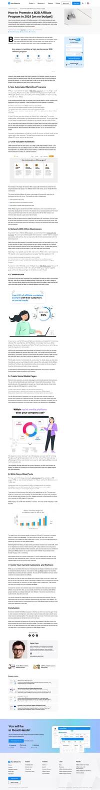 Affiliate programs allow businesses to work together so that both sides benefit. Consider these points when promoting your program to avoid costs.