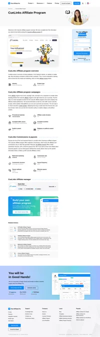Learn about the CueLinks Affiliate Program 's key details, campaign restrictions, rules, commissions, and more before you join.