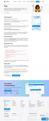 Would you like to improve your affiliate software even more? Check out the Tilda integration for Post Affiliate Pro.