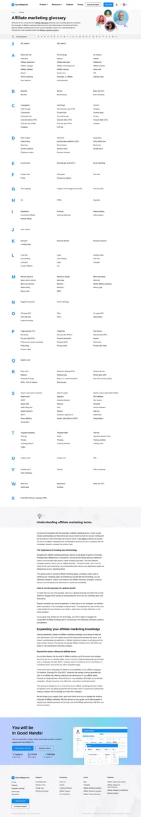 Learn about affiliate marketing terminology and jargon inside the Post Affiliate Pro glossary and get better every day.
