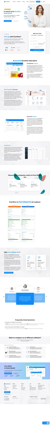 Looking for an alternative affiliate software to Everflow? Discover Post Affiliate Pro's features and improve your affiliate marketing today!