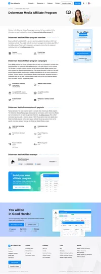 Learn about the Doberman Media Affiliate Program 's key details, campaign restrictions, rules, commissions, and more before you join.