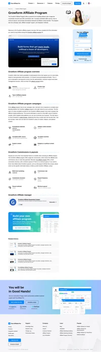Learn about the Growform Affiliate Program's key details, campaign restrictions, rules, commissions, and more before you join.