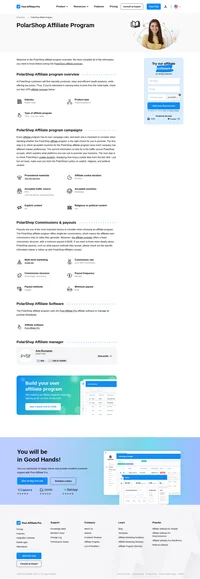 Learn about the Polar Shop Affiliate Program's key details, campaign restrictions, rules, commissions, and more before you join.