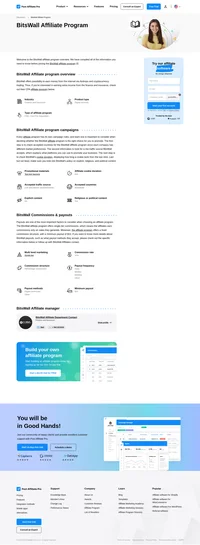 Learn about the BitsWall Affiliate Program's key details, campaign restrictions, rules, commissions, and more before you join.