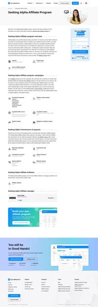 Learn about the Seeking Alpha Affiliate Program's key details, campaign restrictions, rules, commissions, and more before you join.