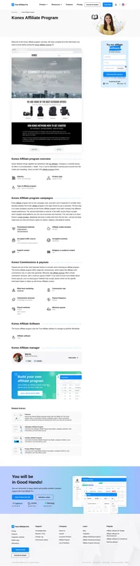 Learn about the Konex Affiliate Program's key details, campaign restrictions, rules, commissions, and more before you join.