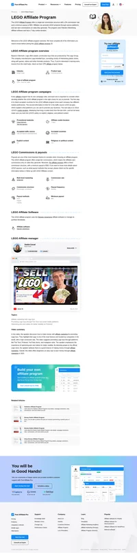 Learn about the LEGO Affiliate Program's key details, campaign restrictions, rules, commissions, and more before you join.