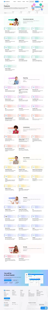 Are you looking for a feature-rich affiliate solution? Post Affiliate Pro is affiliate software with more than 40 features available.