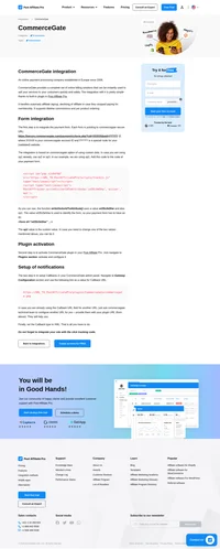 Would you like to improve your affiliate software even more? Check out the CommerceGate for Post Affiliate Pro.
