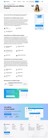 Learn about the MerchantService.com Affiliate Program's key details, campaign restrictions, rules, commissions, and more before you join.
