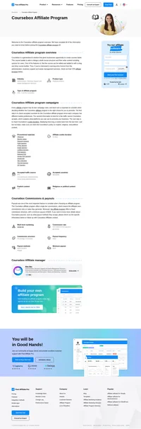 Learn about the Coursebox Affiliate Program's key details, campaign restrictions, rules, commissions, and more before you join.