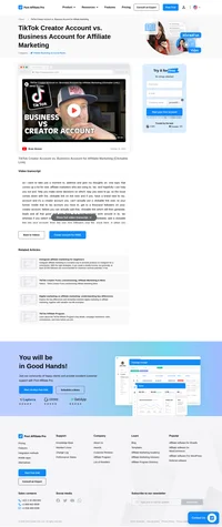 Explore the benefits of TikTok Creator vs. Business accounts for affiliate marketing on Post Affiliate Pro. Learn why sticking with a Creator account can lead to long-term success by leveraging trending sounds and fostering growth. Delaying gratification might just be the key to reaching your marketing goals and achieving higher engagement. Visit now to see how you can maximize your affiliate marketing strategy!