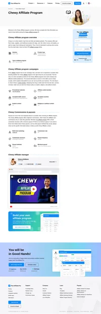Learn about the Chewy Affiliate Program's key details, campaign restrictions, rules, commissions, and more before you join.