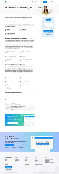 Learn about the Microderm GLO Affiliate Program's key details, campaign restrictions, rules, commissions, and more before you join.