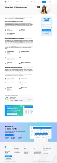 Learn about the iMonetizeIt Affiliate Program's key details, campaign restrictions, rules, commissions, and more before you join.